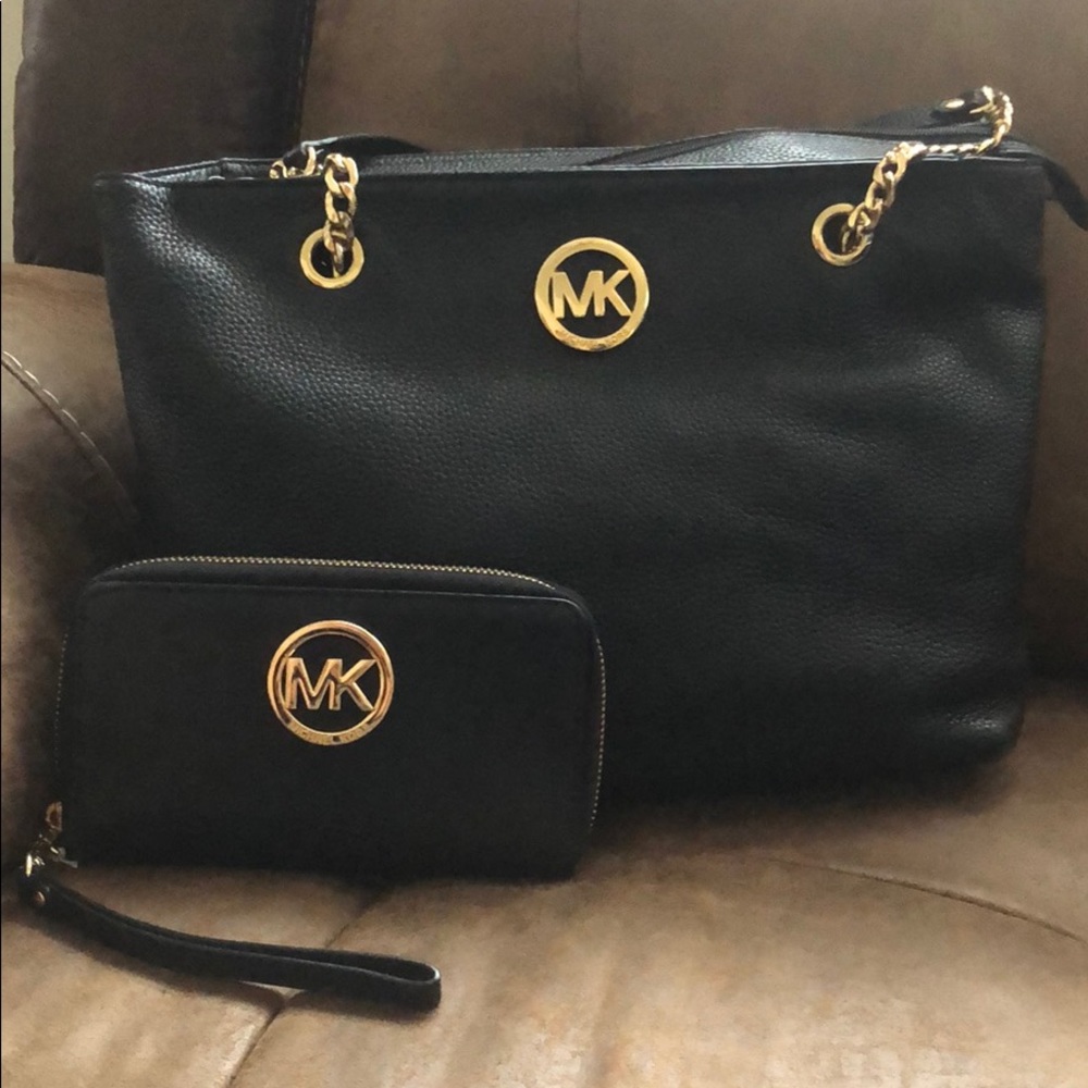 MK purse & wallet set